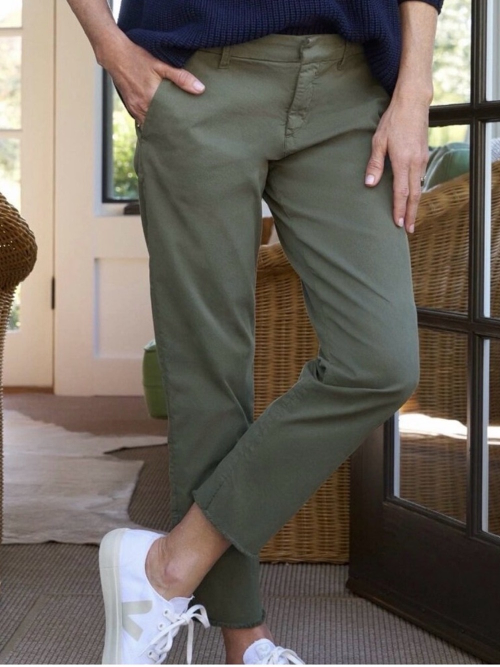 Frank & Eileen Wicklow Italian Chino Pant - Size 0